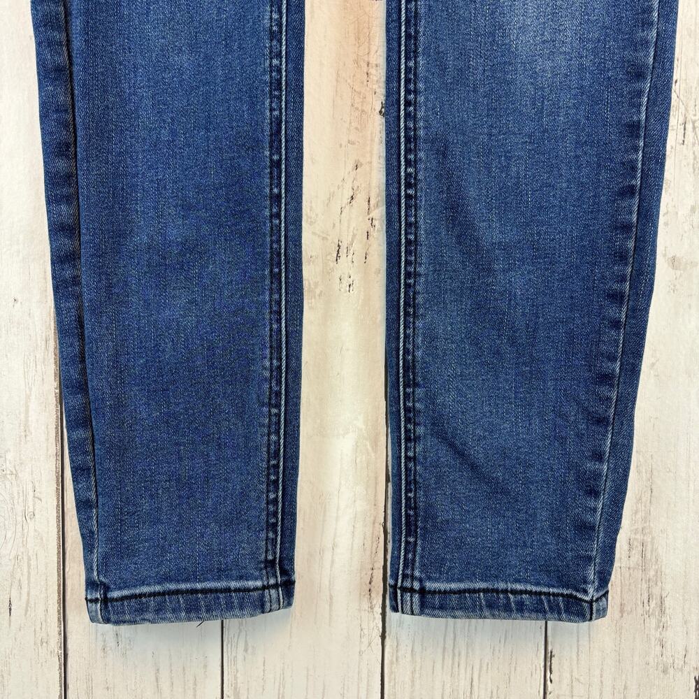 Free People We The Free Moto Jet Zip Skinny Baltic Crop Ankle Jeans Size 28 - Picture 4 of 15